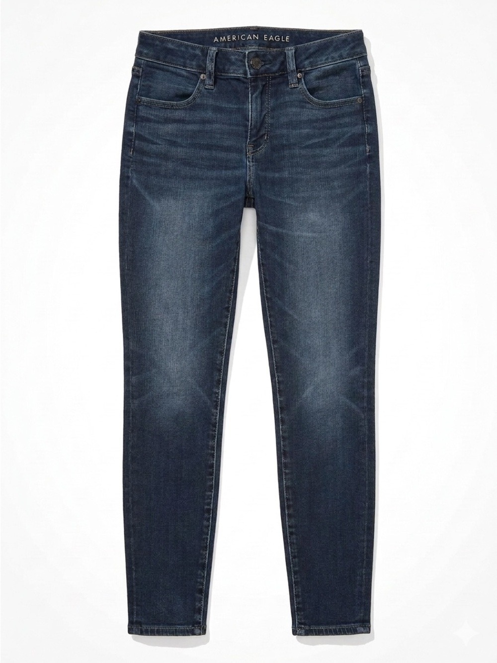 American Eagle Outfitters Navy Wash Skinny Jeans Sz 6